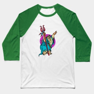 Wizard Bear Baseball T-Shirt